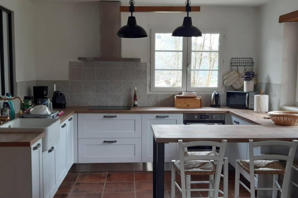 Charmante maison basque. Idéale famille&enfants Anhaux Esterno foto